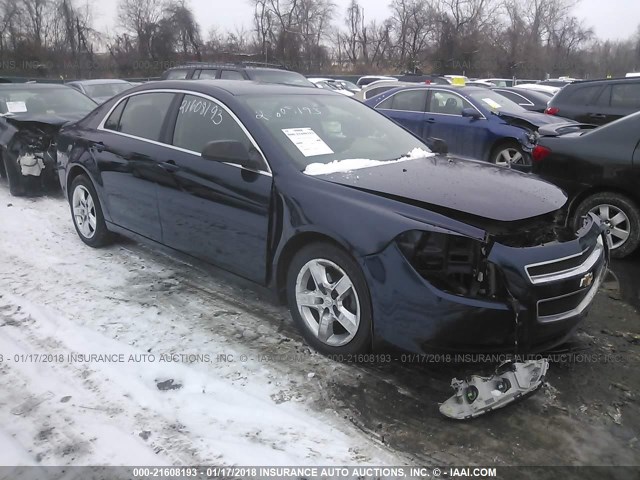 1G1ZB5E0XCF261623 - 2012 CHEVROLET MALIBU LS ლურჯი ფოტო 1