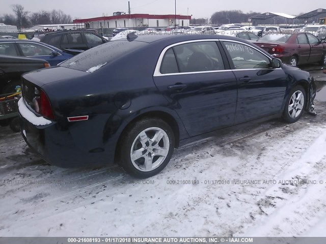 1G1ZB5E0XCF261623 - 2012 CHEVROLET MALIBU LS ლურჯი ფოტო 4