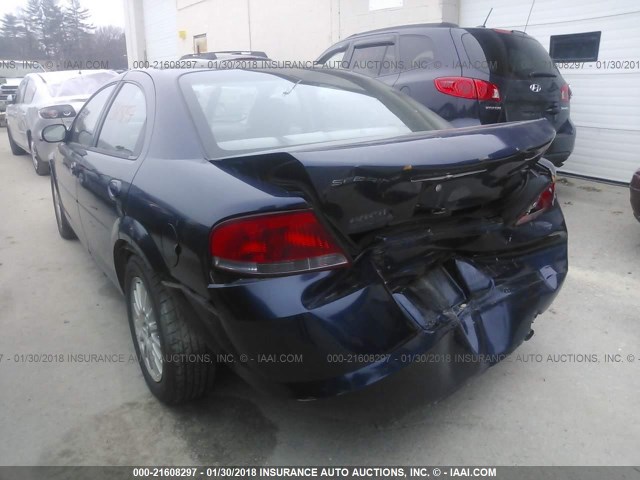 1C3EL46X85N691396 - 2005 CHRYSLER SEBRING BLUE photo 3