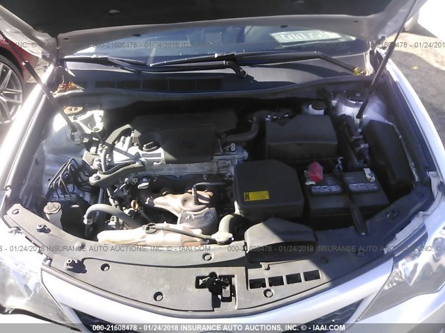 4T1BF1FK1CU193693 - 2012 TOYOTA CAMRY SE/LE/XLE Серебристый фото 10