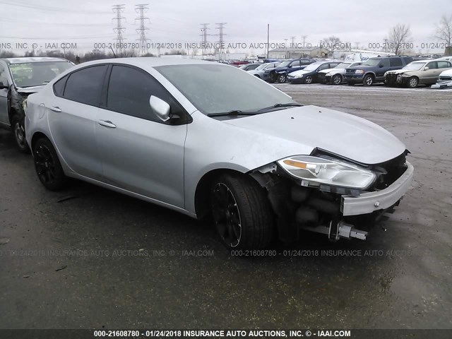 1C3CDFBA7DD150300 - 2013 DODGE DART SXT SILVER photo 1