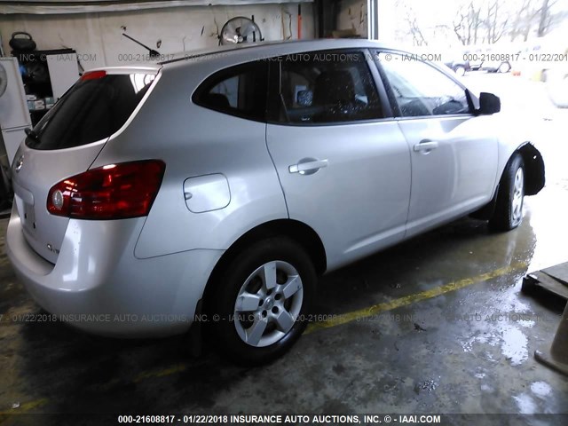 JN8AS58V19W163251 - 2009 NISSAN ROGUE S/SL SILVER photo 4