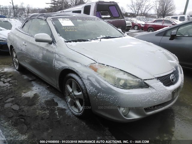 4T1FA38P44U035600 - 2004 TOYOTA CAMRY SOLARA SE/SLE SILVER photo 1