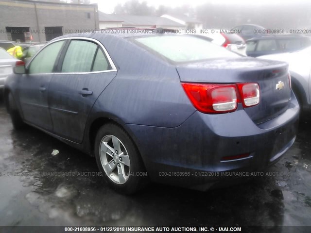 1G11B5SAXDF236605 - 2013 CHEVROLET MALIBU LS Dəniz mavisi foto 3