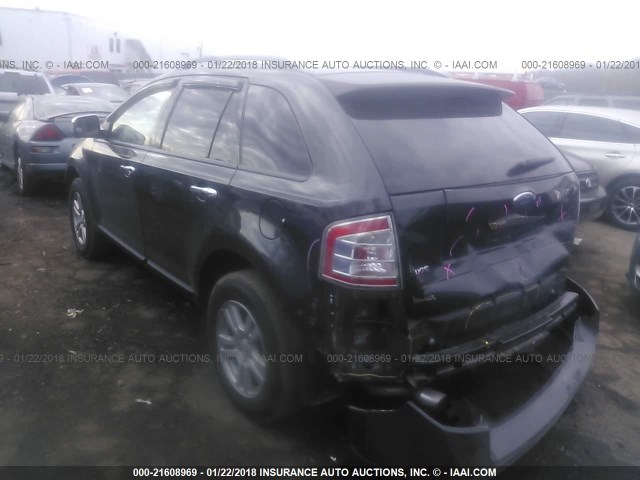 2FMDK36C27BA29485 - 2007 FORD EDGE SE GRAY photo 3