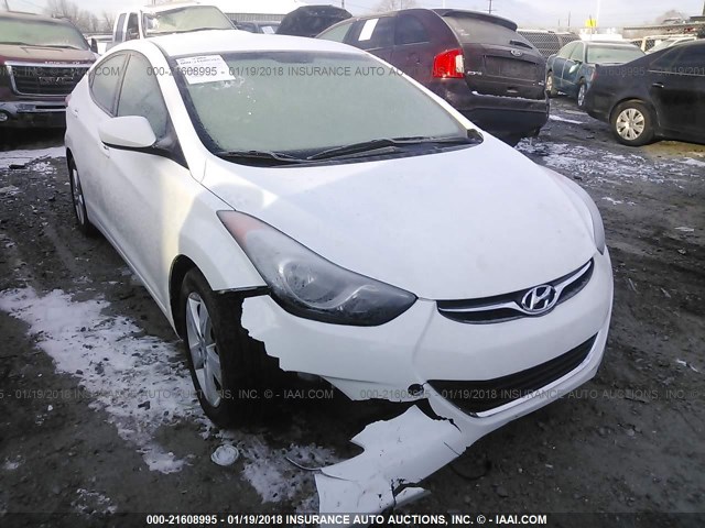 5NPDH4AE0DH387556 - 2013 HYUNDAI ELANTRA GLS/LIMITED WHITE photo 6