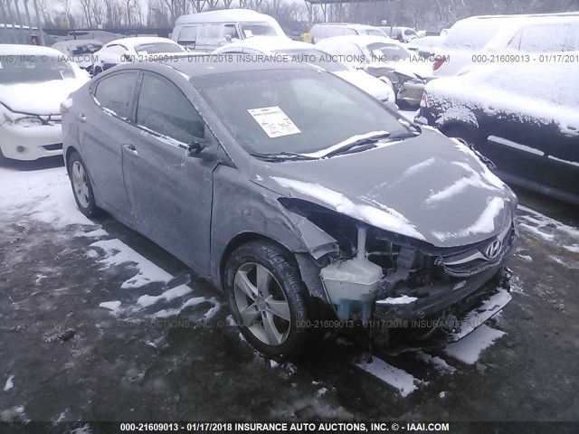 5NPDH4AE6DH392843 - 2013 HYUNDAI ELANTRA GLS/LIMITED GRAY photo 1