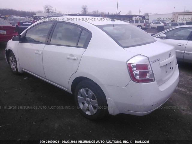 3N1AB61E99L621851 - 2009 NISSAN SENTRA 2.0/2.0S/2.0SL WHITE photo 3