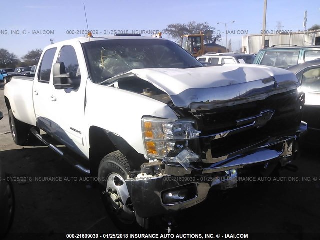 1GC4K1C83DF109302 - 2013 CHEVROLET SILVERADO K3500 LTZ WHITE photo 1