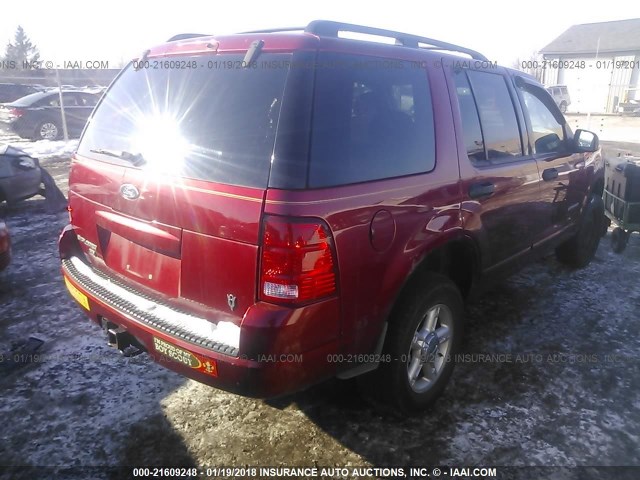 1FMZU73W64UA55308 - 2004 FORD EXPLORER XLT/XLT SPORT/NBX 红色 照片 4