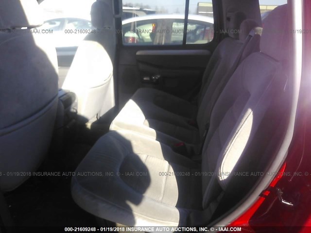 1FMZU73W64UA55308 - 2004 FORD EXPLORER XLT/XLT SPORT/NBX 红色 照片 8