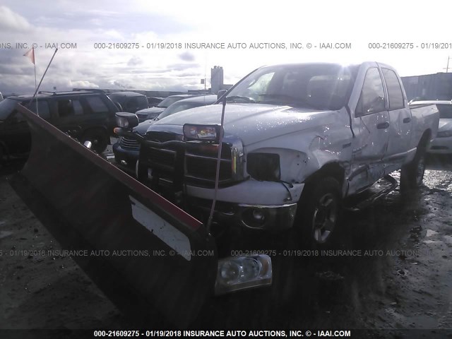 1D7KS28D26J131901 - 2006 DODGE RAM 2500 ST/SLT WHITE photo 2