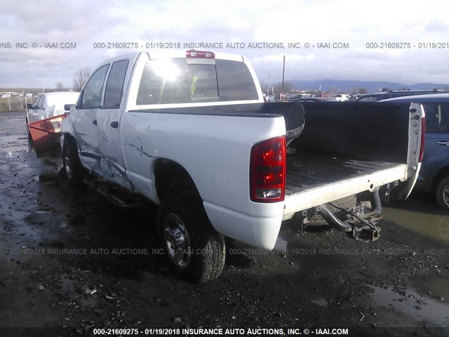 1D7KS28D26J131901 - 2006 DODGE RAM 2500 ST/SLT WHITE photo 3