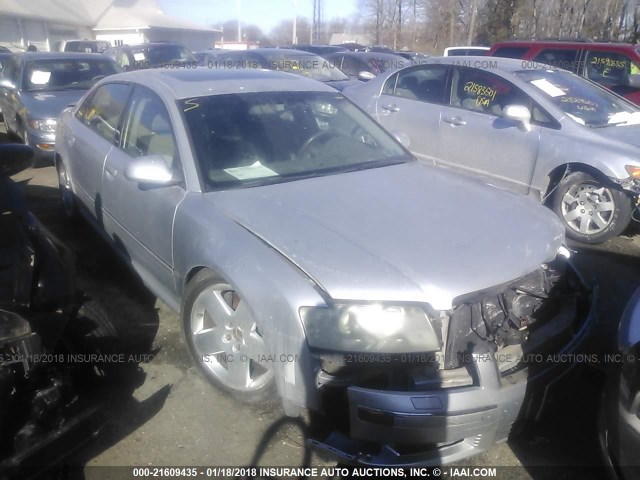 WAUML44E34N018505 - 2004 AUDI A8 L QUATTRO SILVER photo 1