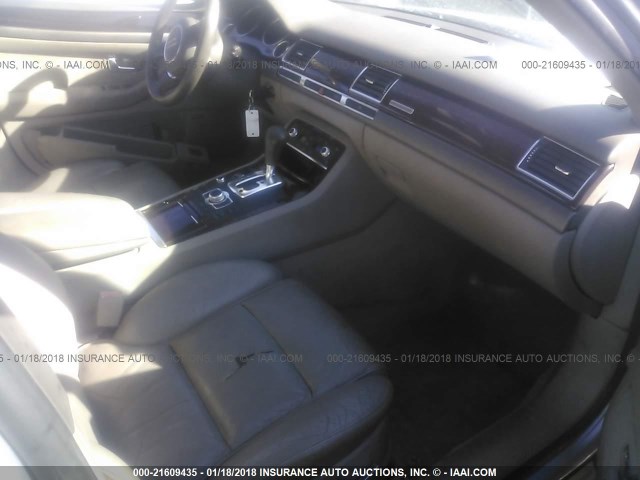 WAUML44E34N018505 - 2004 AUDI A8 L QUATTRO SILVER photo 5