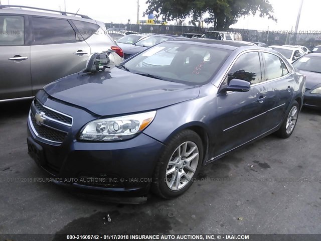 1G11C5SA5DF257410 - 2013 CHEVROLET MALIBU 1LT 蓝色 照片 2