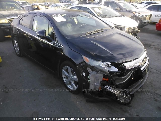 1G1RB6E41EU134847 - 2014 CHEVROLET VOLT BLACK photo 1