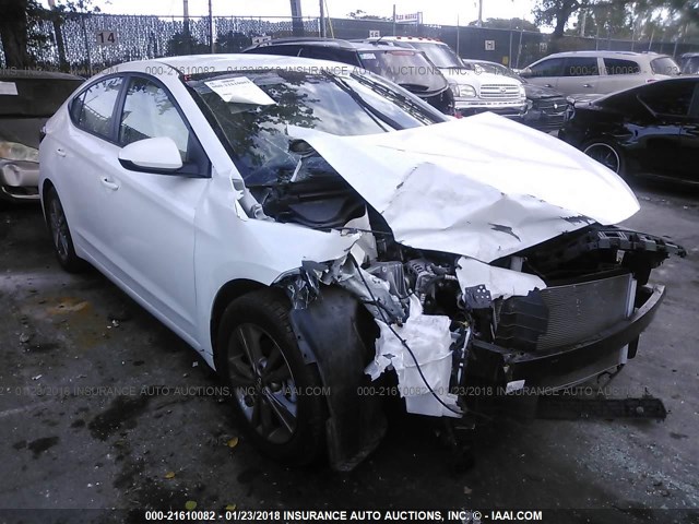 5NPD84LF2HH007497 - 2017 HYUNDAI ELANTRA SE/VALUE/LIMITED WHITE photo 1