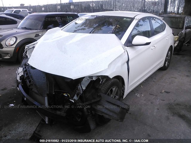 5NPD84LF2HH007497 - 2017 HYUNDAI ELANTRA SE/VALUE/LIMITED WHITE photo 2