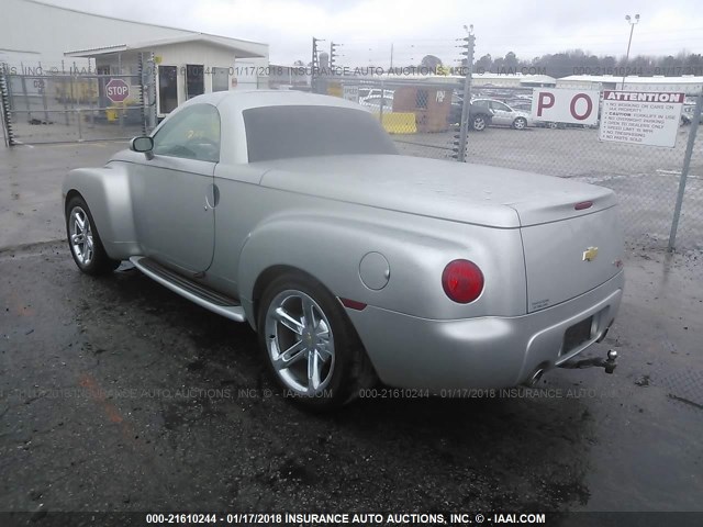 1GCES14H35B118142 - 2005 CHEVROLET SSR 灰色 照片 3