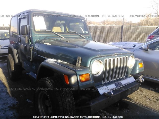 1J4FY29P1WP740147 - 1998 JEEP WRANGLER / TJ SE GREEN photo 1