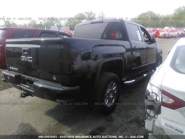 3GTU2UEC9EG333015 - 2014 GMC SIERRA K1500 SLE BLACK photo 4