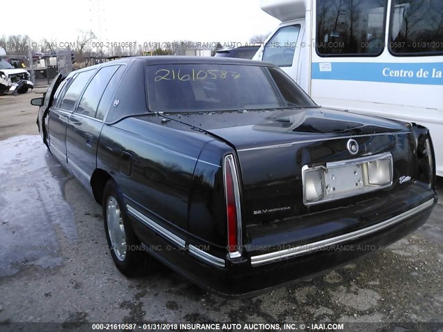1GEEH90Y3XU550683 - 1999 CADILLAC COMMERCIAL CHASSI  BLACK photo 3