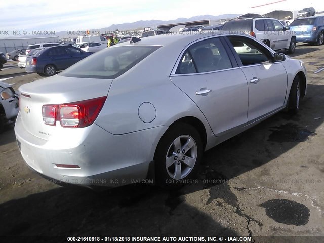 1G11B5SL3EF293151 - 2014 CHEVROLET MALIBU LS 银色 照片 4