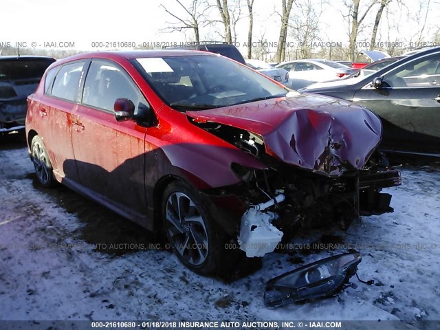 JTNKARJE8GJ517454 - 2016 TOYOTA SCION IM RED photo 1