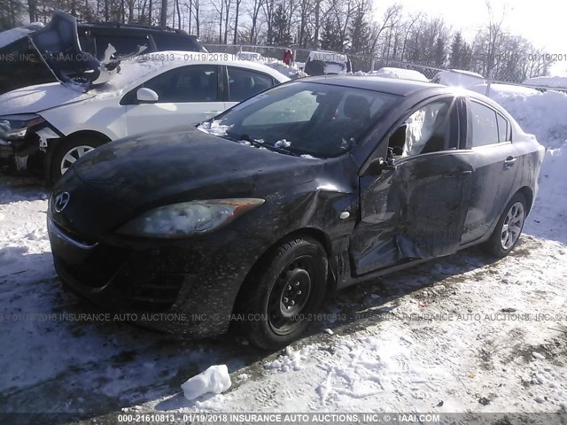 JM1BL1SF3A1155614 - 2010 MAZDA 3 I BLACK photo 2