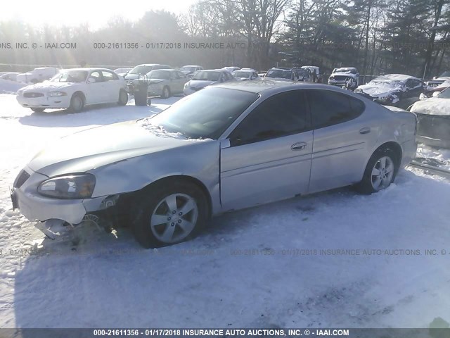 2G2WP552081106126 - 2008 PONTIAC GRAND PRIX SILVER photo 2