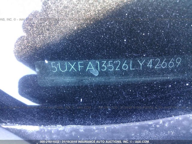 5UXFA13526LY42669 - 2006 BMW X5 3.0I Dark Blue photo 9