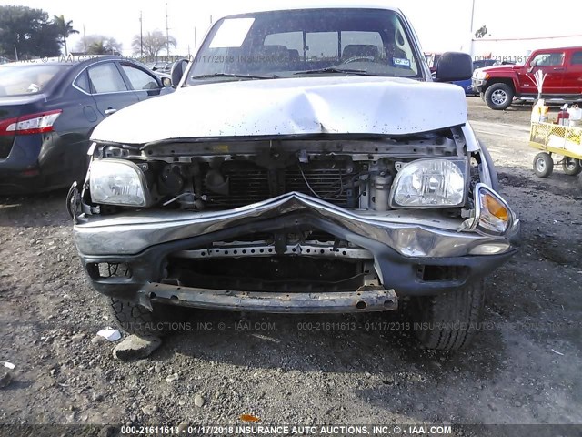 5TEGM92N22Z075849 - 2002 TOYOTA TACOMA DOUBLE CAB PRERUNNER GRAY photo 6