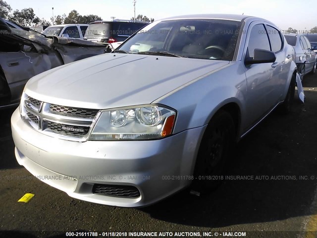 1B3BD4FB0BN518940 - 2011 DODGE AVENGER EXPRESS 银色 照片 2