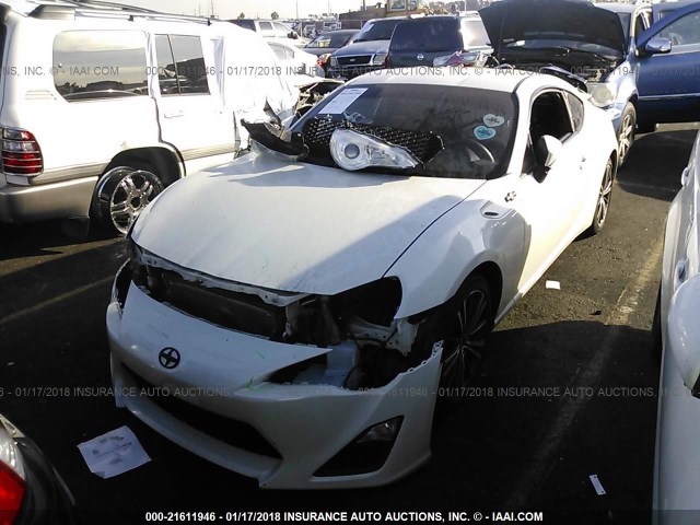 JF1ZNAA19F9704097 - 2015 TOYOTA SCION FR-S თეთრი ფოტო 2