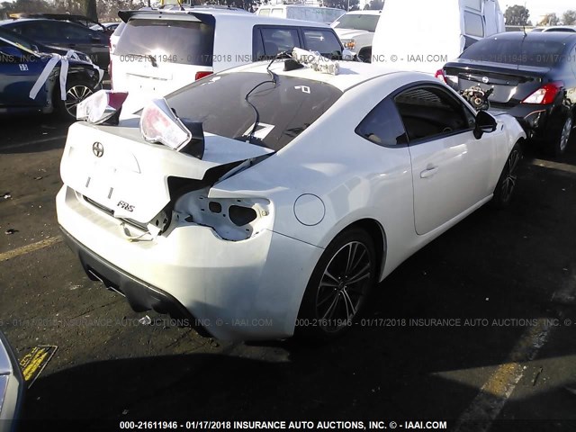 JF1ZNAA19F9704097 - 2015 TOYOTA SCION FR-S თეთრი ფოტო 4