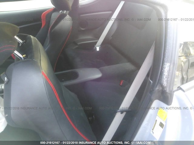 JF1ZNAA13D2732547 - 2013 TOYOTA SCION FR-S SILVER photo 8