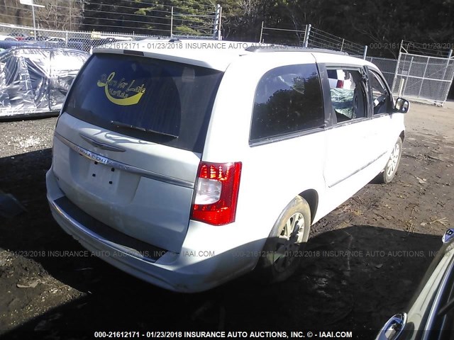 2C4RC1BG6GR193513 - 2016 CHRYSLER TOWN & COUNTRY TOURING WHITE photo 4