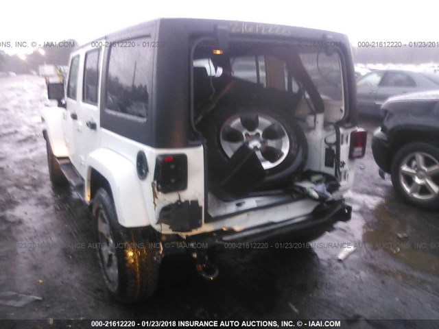 1C4BJWEG8GL292231 - 2016 JEEP WRANGLER UNLIMITED SAHARA თეთრი ფოტო 6