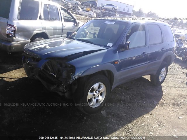 4F2YU07121KM42662 - 2001 MAZDA TRIBUTE DX 蓝色 照片 2