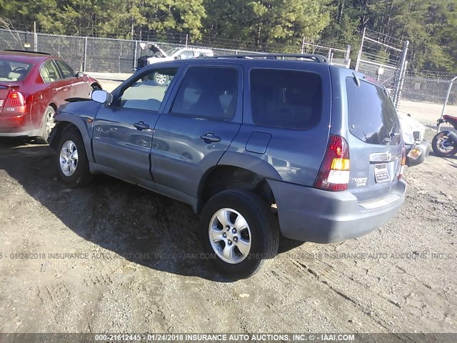 4F2YU07121KM42662 - 2001 MAZDA TRIBUTE DX BLUE photo 3