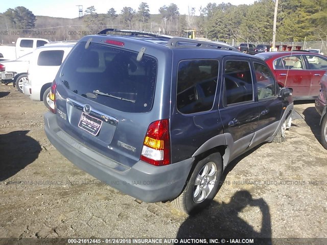 4F2YU07121KM42662 - 2001 MAZDA TRIBUTE DX 蓝色 照片 4