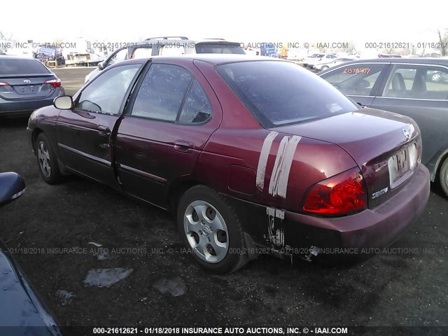 3N1CB51D05L450430 - 2005 NISSAN SENTRA 1.8/1.8S MAROON photo 3