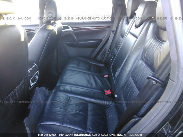 WP1AC29P55LA90323 - 2005 PORSCHE CAYENNE TURBO BLACK photo 8