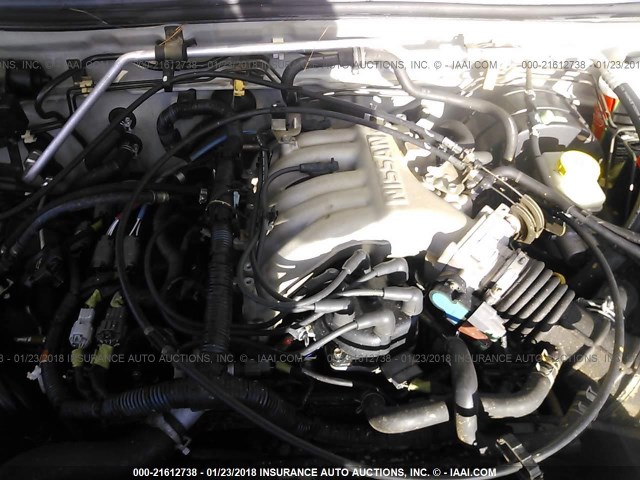 5N1ED28T1YC605283 - 2000 NISSAN XTERRA XE/SE SILVER photo 10