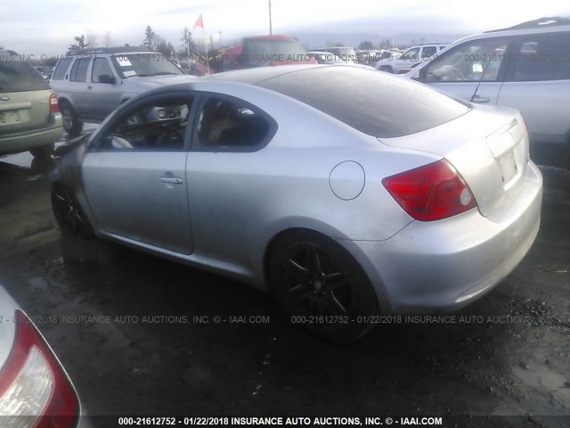 JTKDE167270185409 - 2007 TOYOTA SCION TC 银色 照片 3
