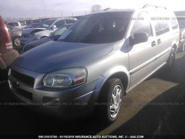 1GNDV23W17D187760 - 2007 CHEVROLET UPLANDER LS SILVER photo 2