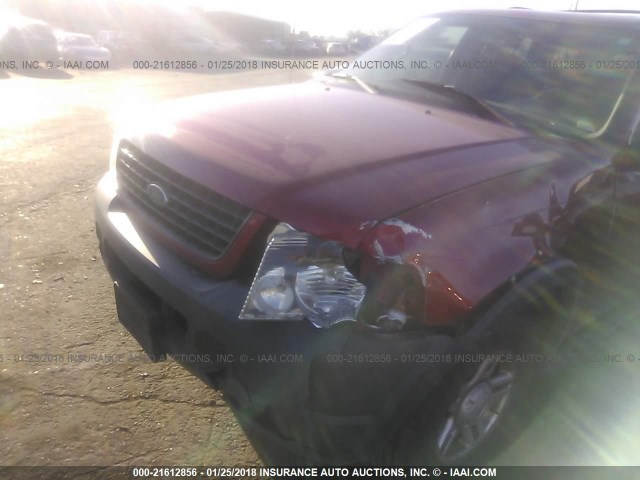 1FMZU72K43ZA21139 - 2003 FORD EXPLORER XLS/XLS SPORT RED photo 6