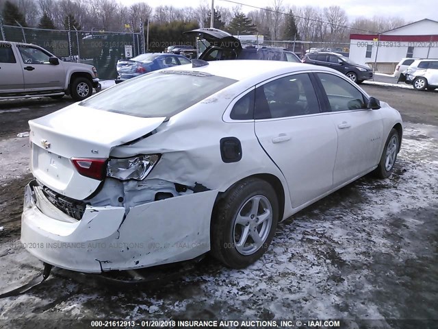 1G1ZB5ST6GF217185 - 2016 CHEVROLET MALIBU LS 白色 照片 4