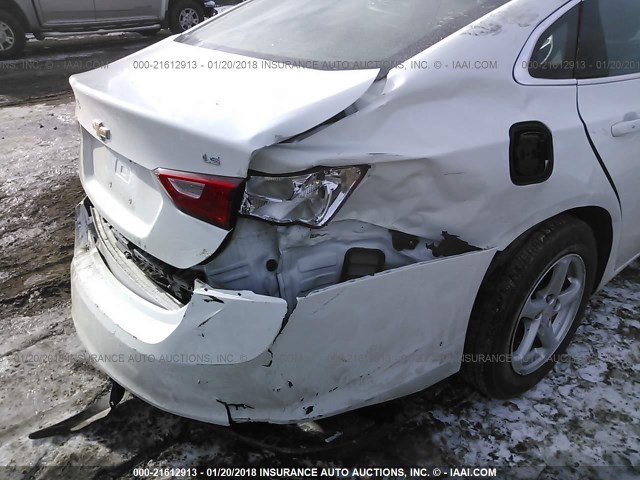 1G1ZB5ST6GF217185 - 2016 CHEVROLET MALIBU LS 白色 照片 6